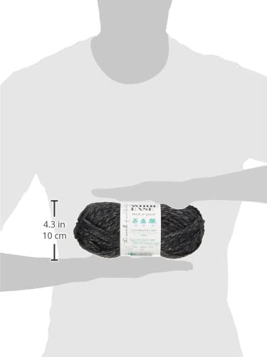 Lion  640-149 Wool-Ease Thick & Quick Yarn , 97 Meters, Charcoal